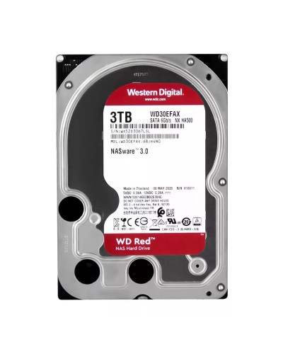 Жесткий диск Western Digital NAS Red 3Tb 5400об/мин SATA 3 (WD30EFAX)