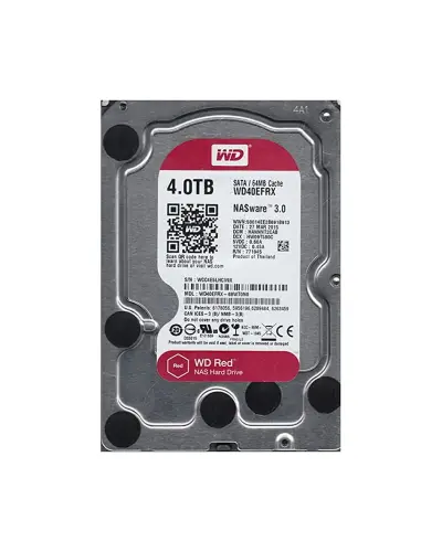 Жесткий диск Western Digital NAS Red 4Tb 5400об/хв SATA 3 (WD40EFRX)