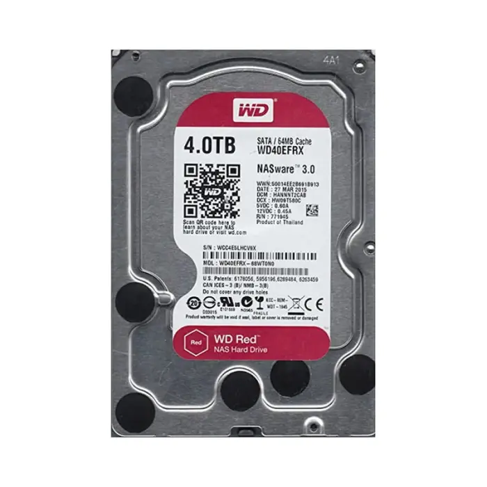 Жесткий диск Western Digital NAS Red 4Tb 5400об/хв SATA 3