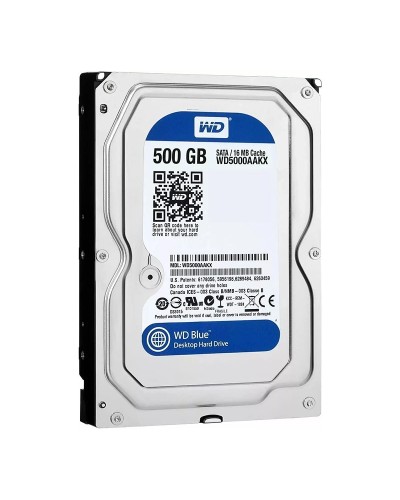 Жорсткий диск Western Digital Blue 500Gb 7200об/хв SATA 3 (WD5000AAKX)