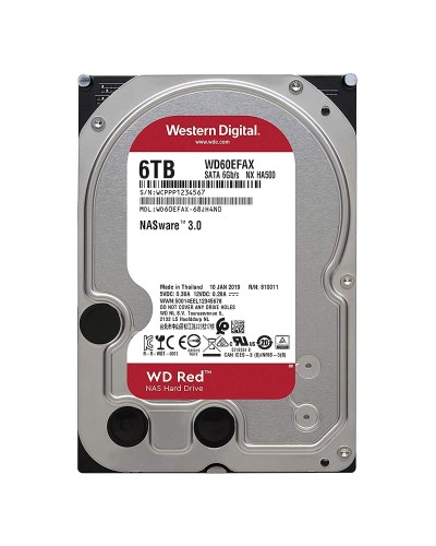Жесткий диск Western Digital NAS Red 6Tb 5400об/мин SATA 3 (WD60EFAX)