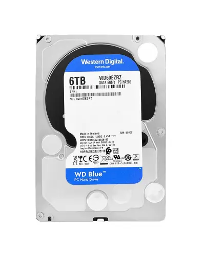 Жесткий диск Western Digital Blue 6Tb 5400об/мин SATA 3 (WD60EZRZ)