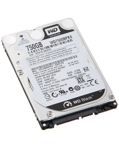 Жорсткий диск Western Digital Black 750Gb 7200 об/хв 6 Gbit/s (WD7500BPKX)