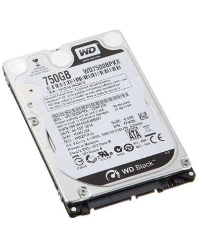 Жорсткий диск Western Digital Black 750Gb 7200 об/хв 6 Gbit/s (WD7500BPKX)