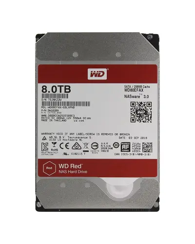 Жесткий диск Western Digital NAS Red 8Tb 5400об/мин SATA 3