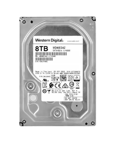 Жесткий диск Western Digital Blue 8TB 5400об/мин 3.5" SATA III (WD80EDAZ)