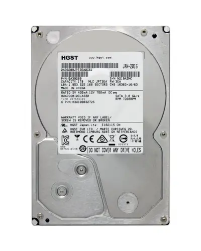 Жорсткий диск HGST Ultrastar 1Tb 7200об/хв SATA 6G (HUA722010CLA330)