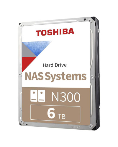 Жесткий диск Toshiba N300 6Tb 7200об/мин SATA 3 (HDWG160XZSTA)