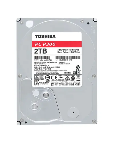Жорсткий диск Toshiba P300 2Tb 7200об/хв SATA 3 (HDWD120UZSVA)