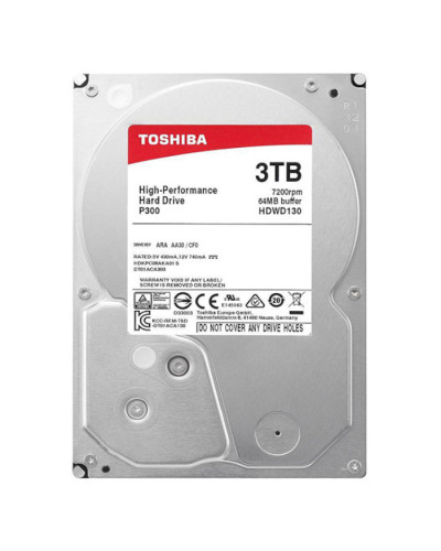 Жесткий диск Toshiba P300 3Tb 7200об/мин SATA 3 (HDWD120UZSVA)