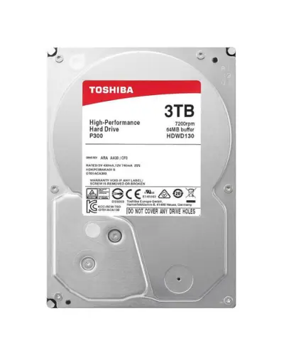 Жорсткий диск Toshiba P300 3Tb 7200об/хв SATA 3 (HDWD130UZSVA)