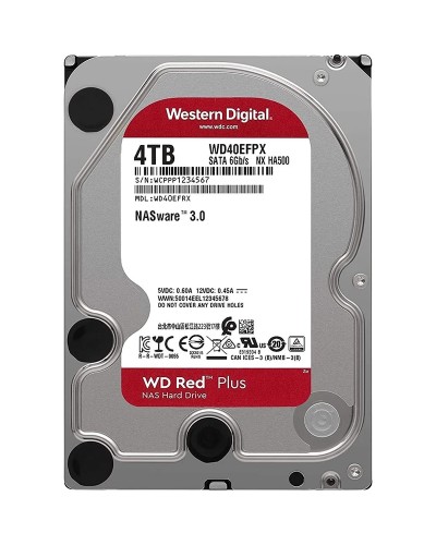 Жорсткий диск Western Digital NAS Red Plus 4Tb 5400об/хв SATA 3 (WD40EFPX)