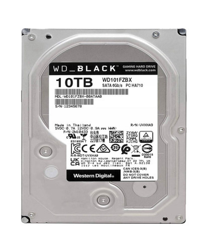 Жорсткий диск Western Digital Black 10TB Performance 7200об/хв SATA 6 (WD101FZBX)