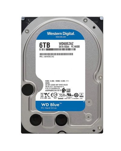 Жорсткий диск Western Digital Blue 6Tb 5400об/хв SATA 3 (WD60EZAZ)