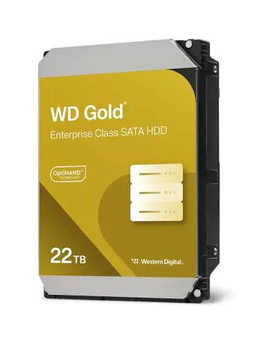 Жорсткий диск Western Digital Gold Enterprise 22Tb 7200 об/хв SATA 3 (WD221KRYZ)