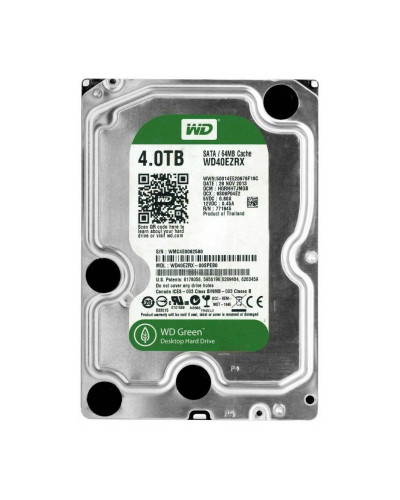 Жесткий диск Western Digital Green 4Tb 5400об/мин SATA 3 (WD40EZRX)