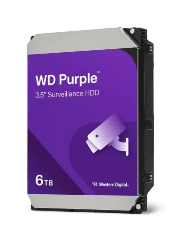 Жорсткий диск Western Digital Purple 6Tb 5400 об/хв SATA 3 (WD60PURZ)