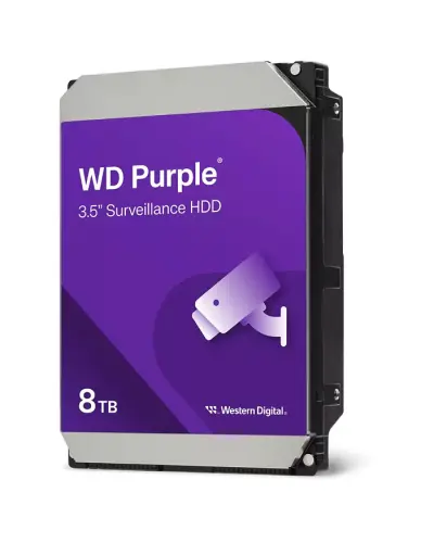 Жорсткий диск Western Digital Purple 8Tb 5400 об/хв SATA 3 (WD80PURZ)