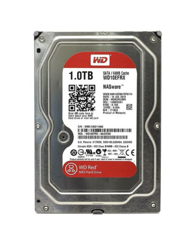 Жесткий диск Western Digital NAS Red 1Tb 5400об/мин SATA 3 (WD10EFRX)