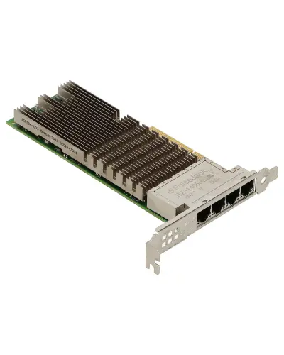Сетевая карта Dell Intel X710-T4 10GbE Quad Port RJ-45 (0K5V44 / K5V44)