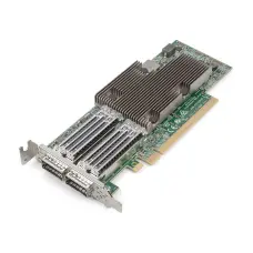 Мережева карта Dell Broadcom BCM57508 Dual Port 2 x 100GbE QSFP56 PCIe Low Profile (61RP9 / 31XR6)