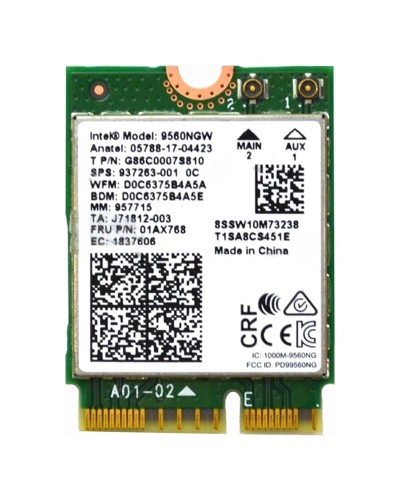 Мережева карта Intel 9560NGW (Wi-Fi+Bluetooth адаптер)