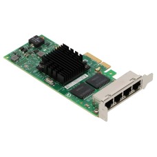 Мережева карта Intel iЗ50-T4 Quad Port 1Gb RJ-45 PCIe Card Low Profile (I350T4BLK)