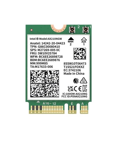 Мережева карта Intel AX210NGW (Wi-Fi+Bluetooth адаптер)