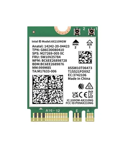 Мережева карта Intel AX210NGW (Wi-Fi+Bluetooth адаптер)