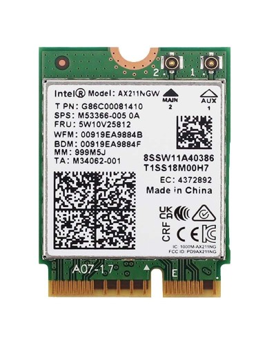 Сетевая карта Intel AX211NGW (Wi-Fi+Bluetooth адаптер)