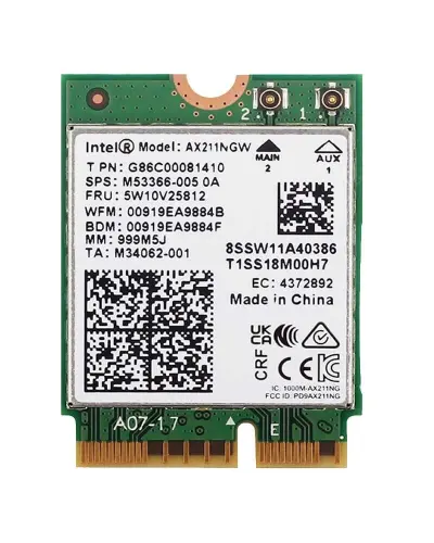 Мережева карта Intel AX211NGW (Wi-Fi+Bluetooth адаптер)