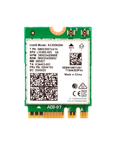 Мережева карта Intel AX200NGW (Wi-Fi+Bluetooth адаптер)
