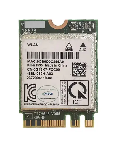 Сетевая карта Qualcomm Atheros QCNFA364A (Wi-Fi+Bluetooth адаптер)