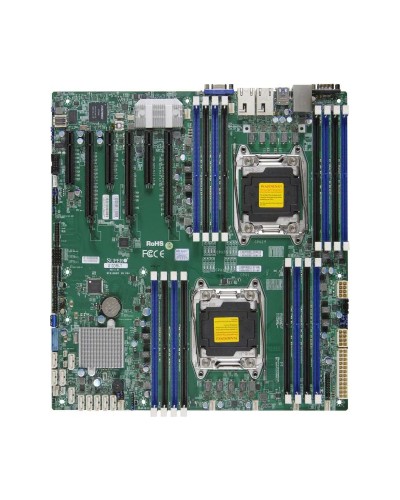 Материнська плата SuperMicro X10DRI-TR013 (eATX / 2 x LGA2011 / DDR4)