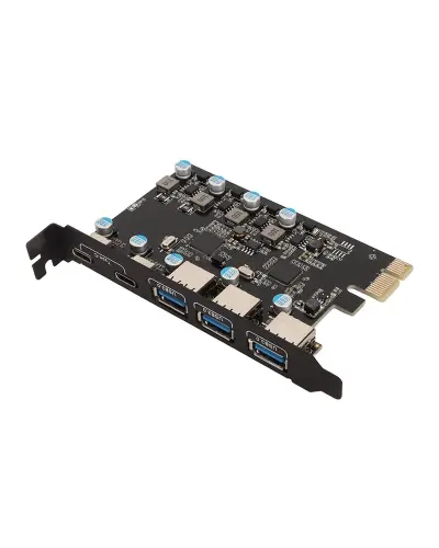 Контроллер PCI Express Adapter Card, USB3.1 5Gbps x 5 