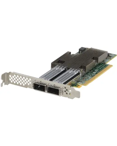 Мережева карта Dell Broadcom BCM57508 Dual Port 2 x 100GbE QSFP56 PCIe (FPM6F / 0FPM6F)
