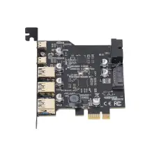 Контроллер PCI Express Adapter Card, USB3.2 20Gbps (3 x USB-A / 2 x USB-C )