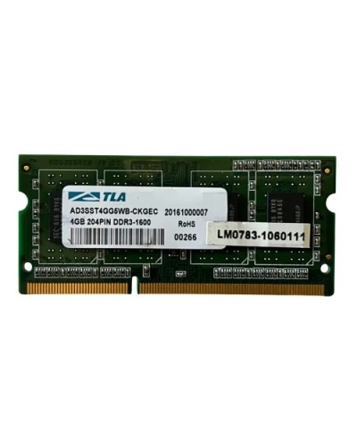 Оперативная память TLA 4Gb DDR3-1600 PC3L-12800 (AD3SST4GG5WB-CKGEC) SODIMM Non-ECC Small Outline