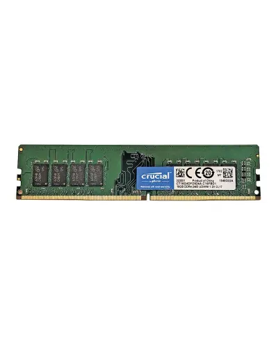 Оперативная память Crucial 16Gb DDR4-2400 PC4-19200 (CT16G4DFD824A) UDIMM Non-ECC Unbuffered