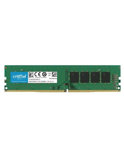 Оперативна пам'ять Crucial 4Gb DDR4-2133 PC4-17000 (CT4G4DFS8213) UDIMM Non-ECC Unbuffered