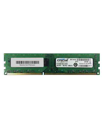 Оперативная память Crucial 4Gb DDR3-1600 PC3-12800 (CT51264BD160B.C16FER2) UDIMM Non-ECC Unbuffered