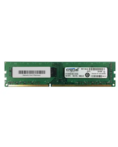 Оперативная память Crucial 4Gb DDR3-1600 PC3-12800 (CT51264BA160BJ.D8FED) UDIMM Non-ECC Unbuffered