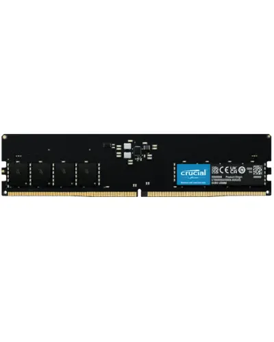 Оперативна пам'ять Crucial 8Gb DDR5-4800 PC5-38400E (CT8G48C40U5) UDIMM Non-ECC Unbuffered