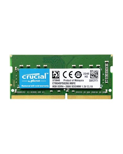 Оперативная память Crucial 8Gb DDR4-2400 PC4-19200 (CT8G4SFS824A) SODIMM Non-ECC Small Outline