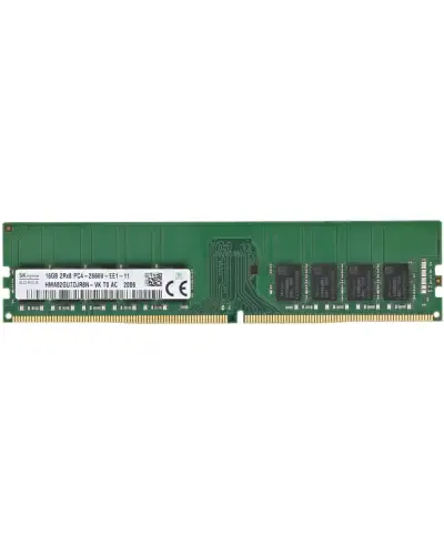 Оперативна пам'ять SK Hynix 16Gb DDR4-2666 PC4-21300 (HMA82GU7DJR8N-VK) UDIMM ECC Unbuffered