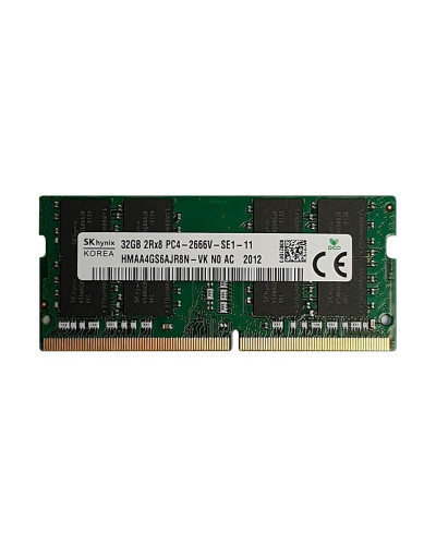 Оперативна пам'ять SK Hynix 32Gb DDR4-2666 PC4-21300 (HMAA4GS6AJR8N-VK) SODIMM Non-ECC Small Outline