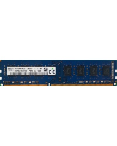 Оперативна пам'ять SK Hynix 4Gb DDR3-1600 PC3-12800U (HMT351U6CFR8C-PB) UDIMM Non-ECC Unbuffered