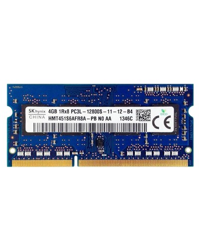 Оперативная память SK Hynix 4Gb DDR3-1600 PC3-12800S (HMT451S6AFR8A-PB) SODIMM Non-ECC Small Outline