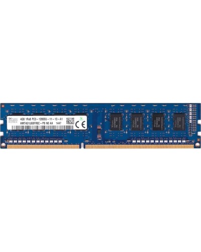 Оперативна пам'ять SK Hynix 4Gb DDR3-1600 PC3-12800U (HMT451U6BFR8C-PB) UDIMM Non-ECC Unbuffered