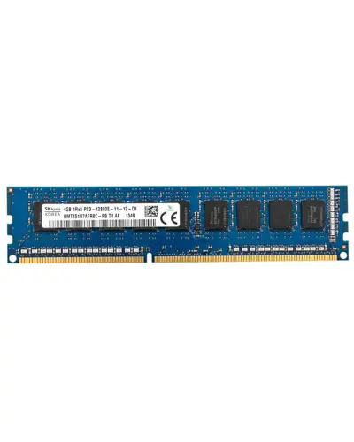 Оперативна пам'ять SK Hynix 4Gb DDR3-1600 PC3-12800E (HMT451U7AFR8C-PB) UDIMM ECC Unbuffered